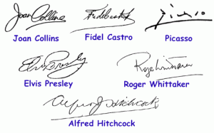 signatures